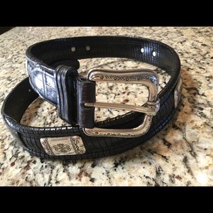 VINTAGE Brighton black belt